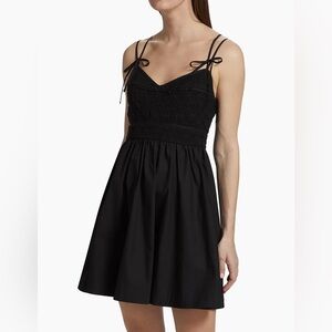 EN SAISON Monti Smocked Tie-Strap Minidress